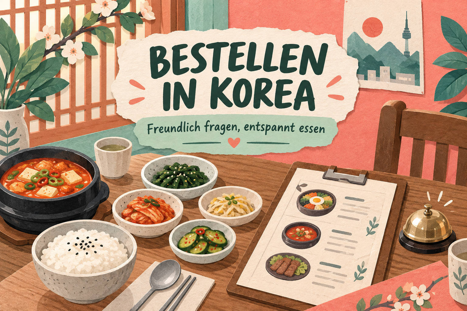 Restaurant in Korea: illustrierter Guide für entspanntes Bestellen