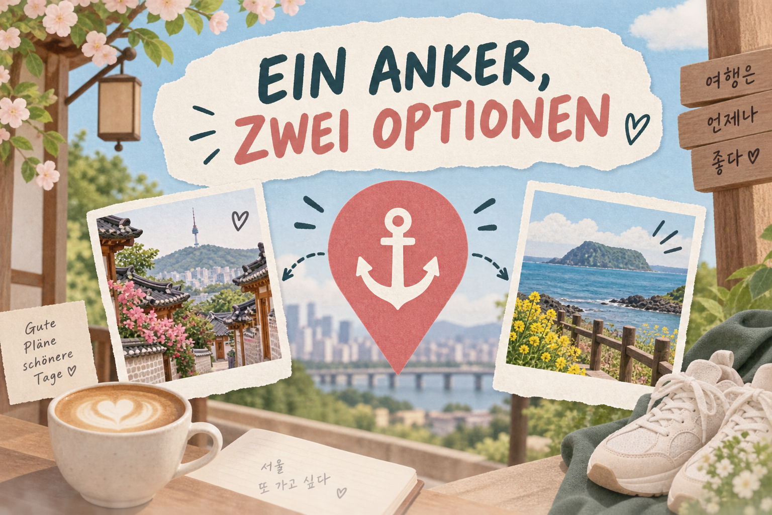 Zeitpuffer für eine entspannte Korea-Reiseroute