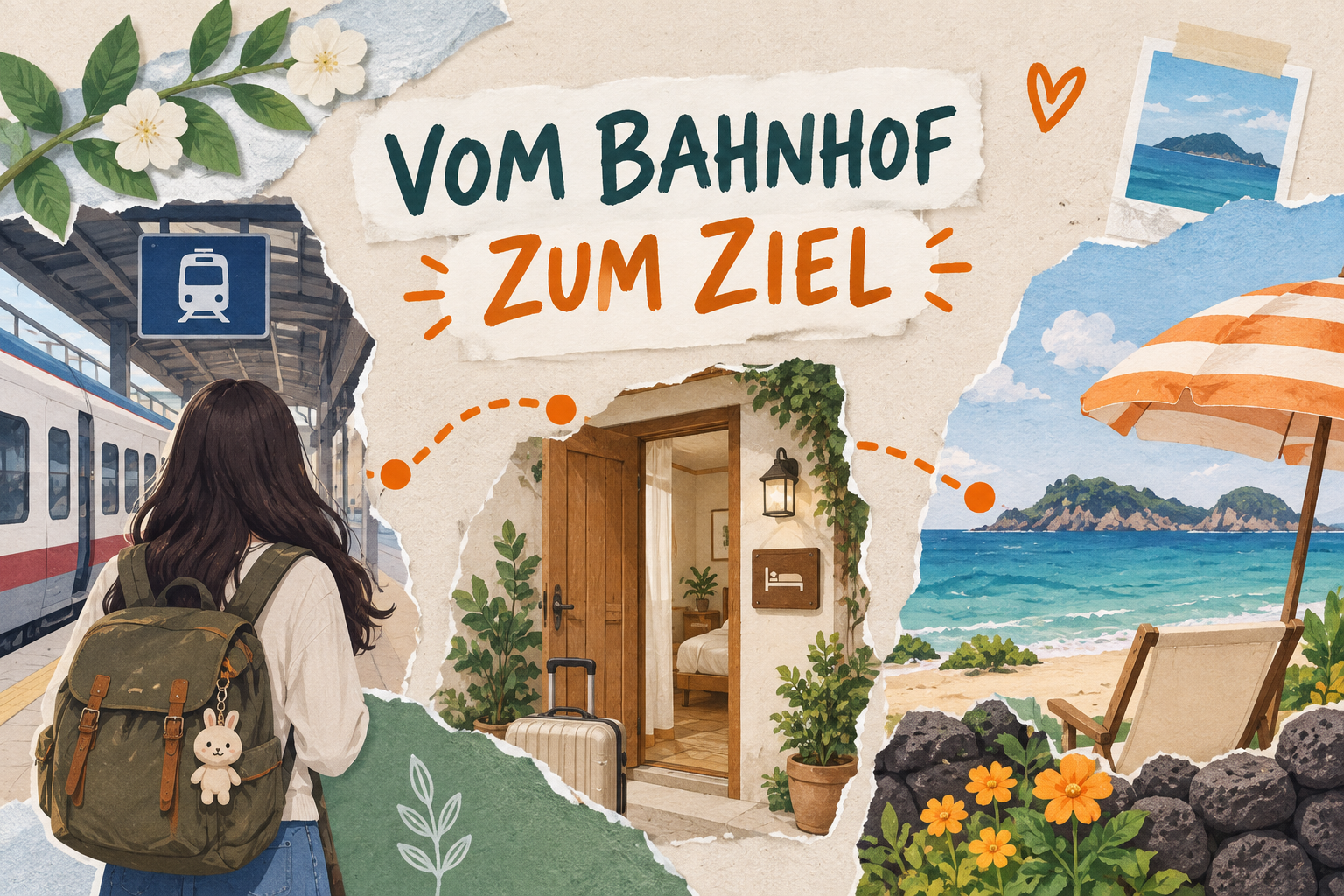 Den Weg vom Bahnhof zum Reiseziel in Korea planen